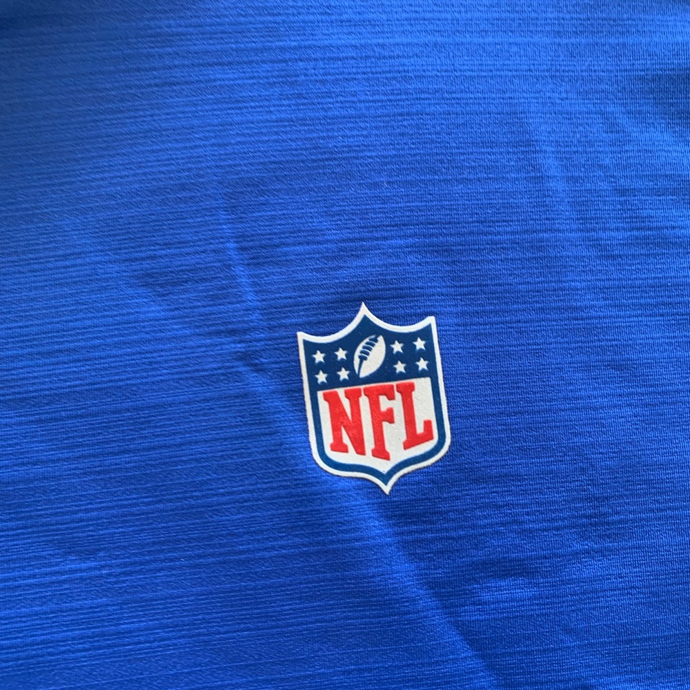 Nike NFL Blue Therma-Fit Long Sleeve Mock Neck Shirt Top CW6384-405 NWOT sz 3XL - Picture 2 of 8